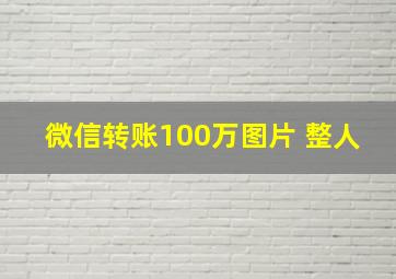 微信转账100万图片 整人